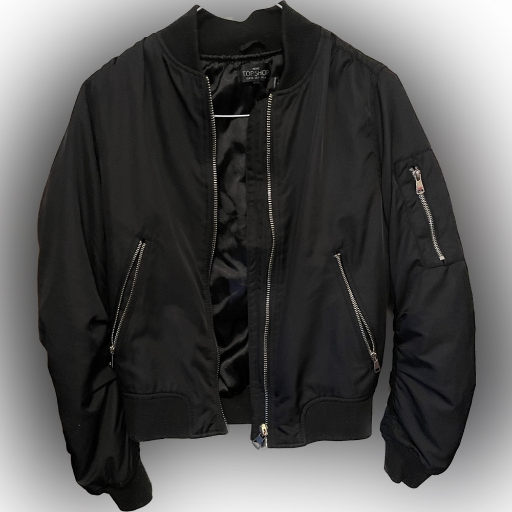 Topshop Bomber Jacket Petite